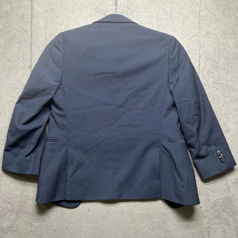 Michael Kors Boys Navy Wool‎ Blazer Suit Jacket School Formal 8R